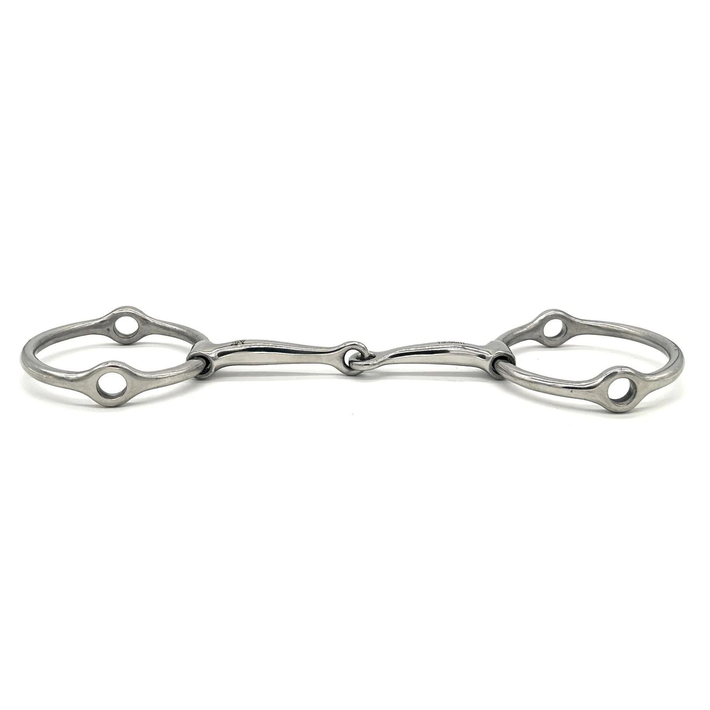 Jake Adams Single Joint Stainless Steel Loose Ring Gag Bit