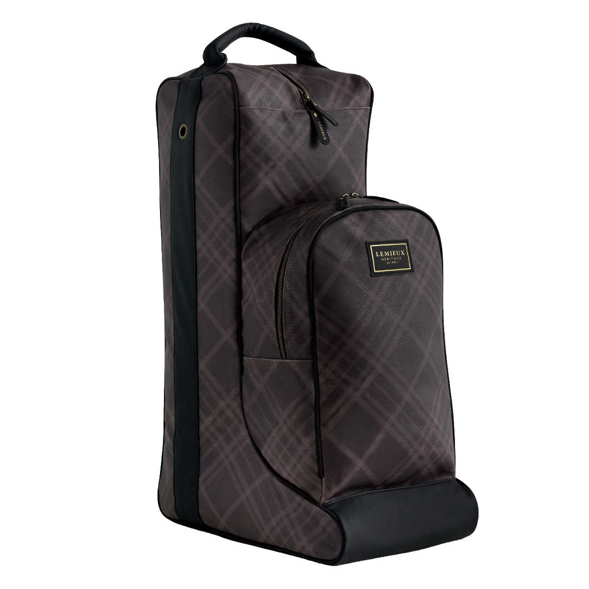 LeMieux Heritage Boot & Hat Bag-Cocoa-side view