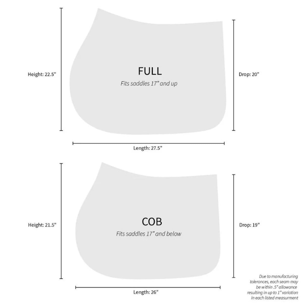 Dapplebay Gingham Jump Saddle Pad