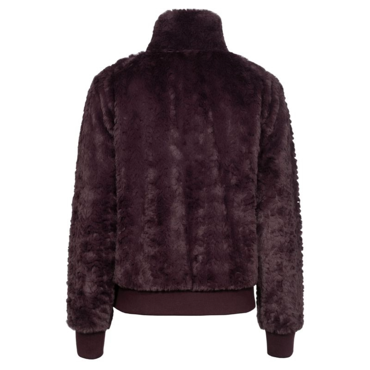Cavallo Women's Cavaldea Mink Fleece Jacket-Dusty Plum-Back View