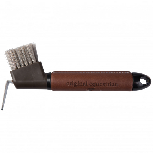 Equinavia Horze Maddox Leather Handle Hoof Pick