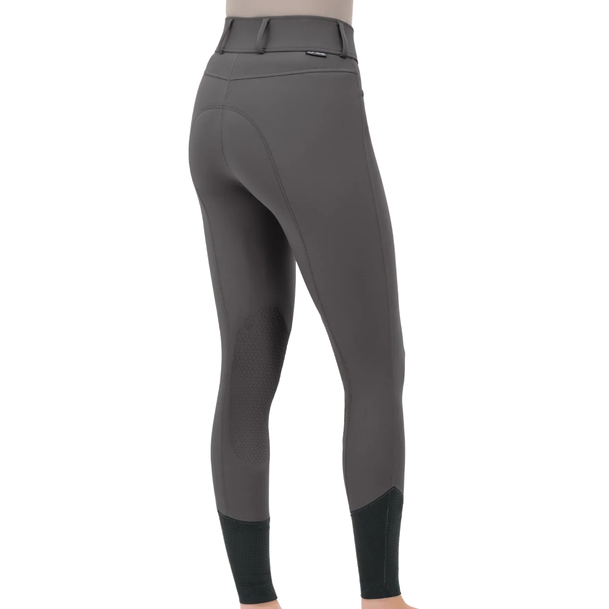 RJ Classics Women's Olivia Knee Patch Breeches-Grey Shadow-Back View