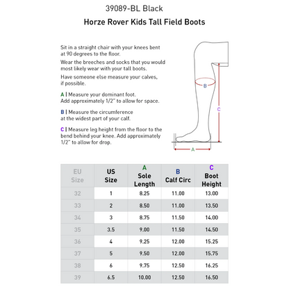 Horze Rover Kids Tall Field Boots