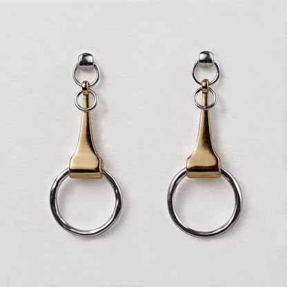 Urban Equestrian  Camden - Two Tone Equestrian Horse Bit Necklace