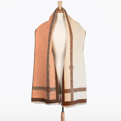 Urban Equestrian  Cavelleti -  Equestrian Motif Luxe Shawl