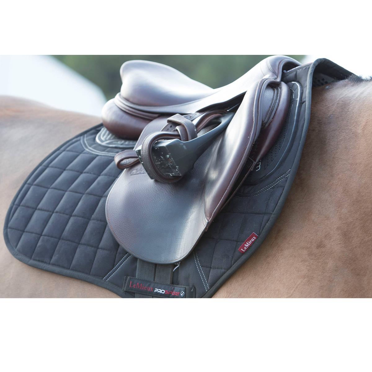 LeMieux X-Grip Twin Sided EuroJump Square Saddle Pad