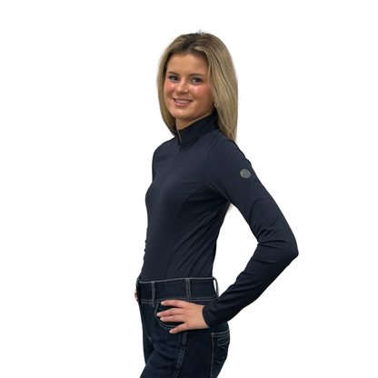 TKEQ Women's Logan Perforated Long Sleeve Competition Top