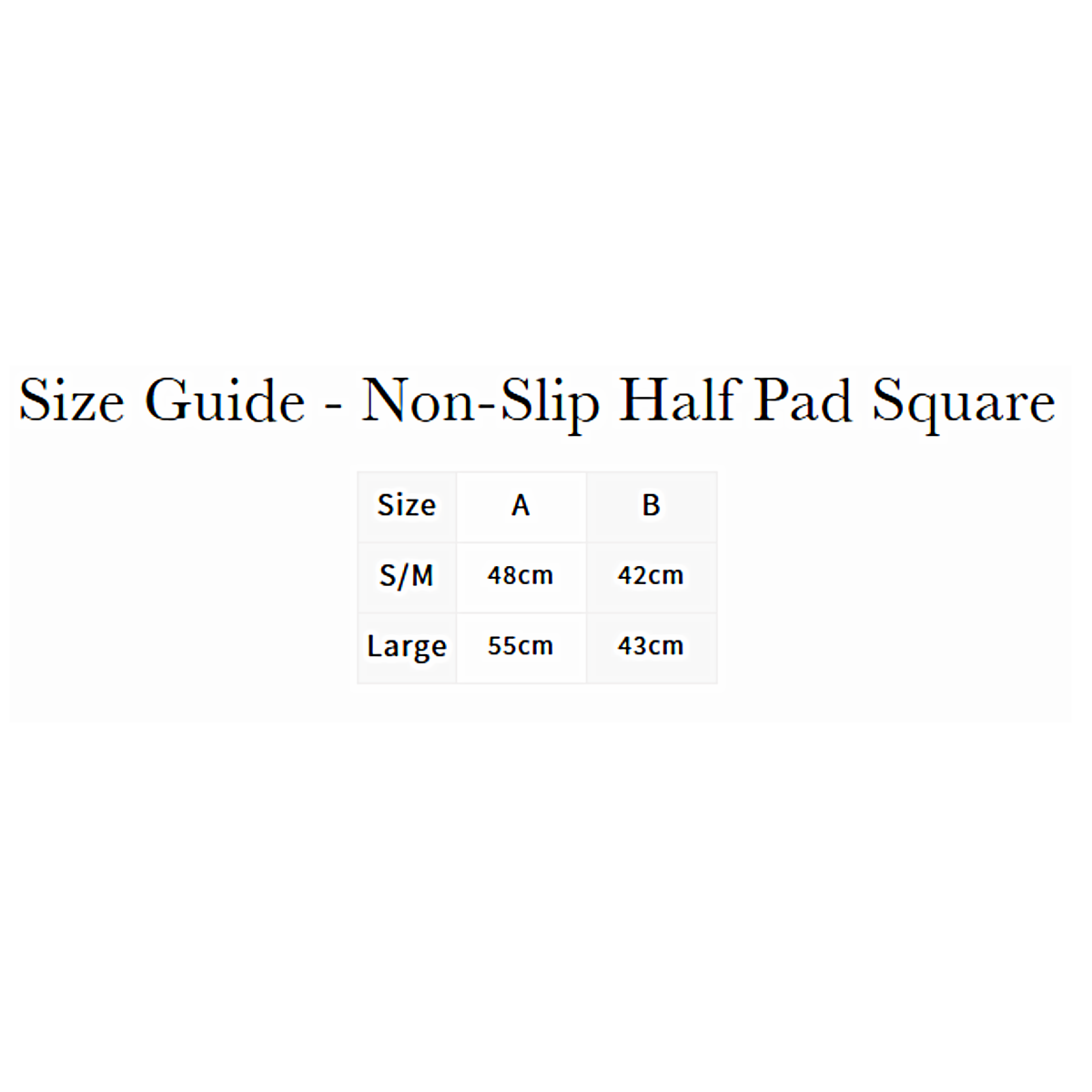LeMieux Non-Slip Square Half Pad