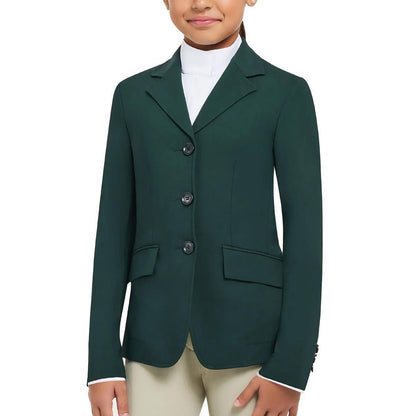 Girl's New Shore Show Coat-Pine-Front View