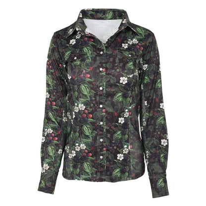 Dapplebay Women's Blackberry Daze Western Top