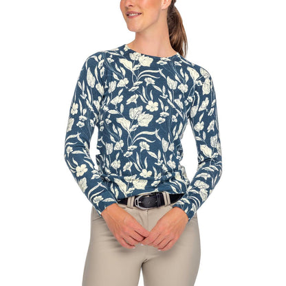 Kastel Sailor Blue French Tulip Crewneck Sweater