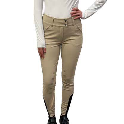 Cavalleria Toscana RG Women's High Waist Knee Patch Breeches