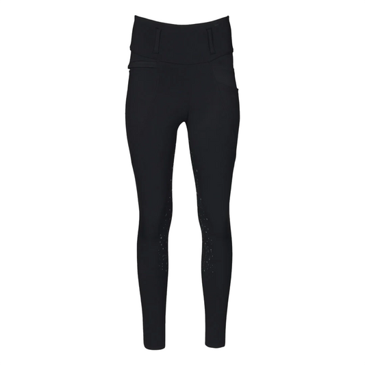Dapplebay Kids Constellation Full Seat Tights Front View in Black