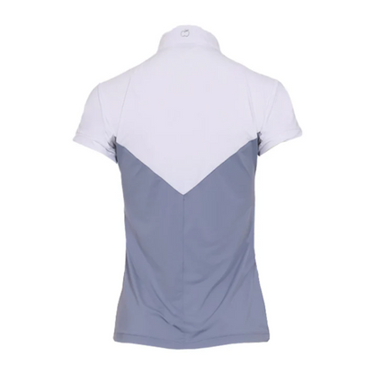 Dapplebay Women's Lady 1/4 Zip Short Sleeve Show Shirt