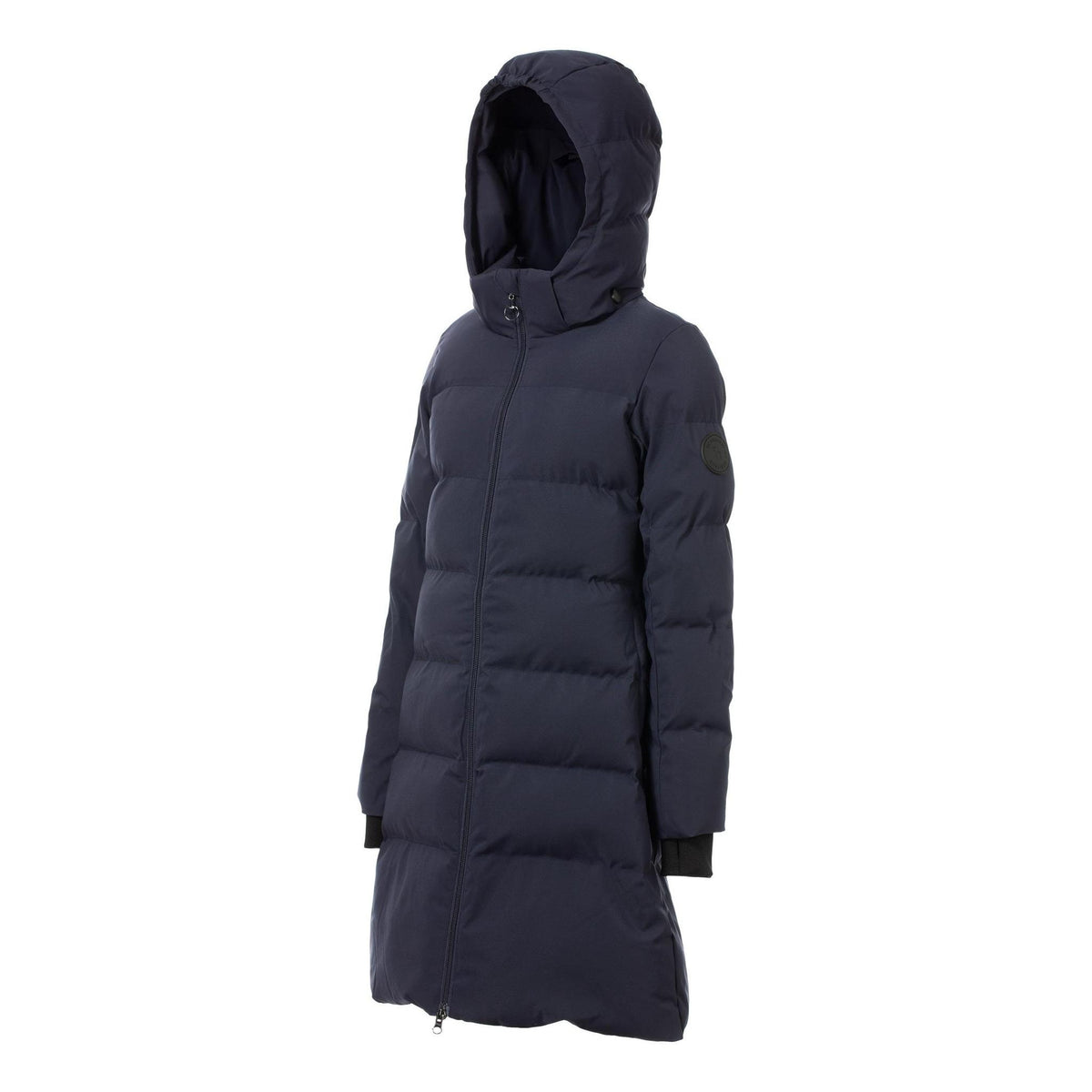 Equinavia Kid's Horze Paloma Insulated Long Coat - Seaborne Navy - Side View