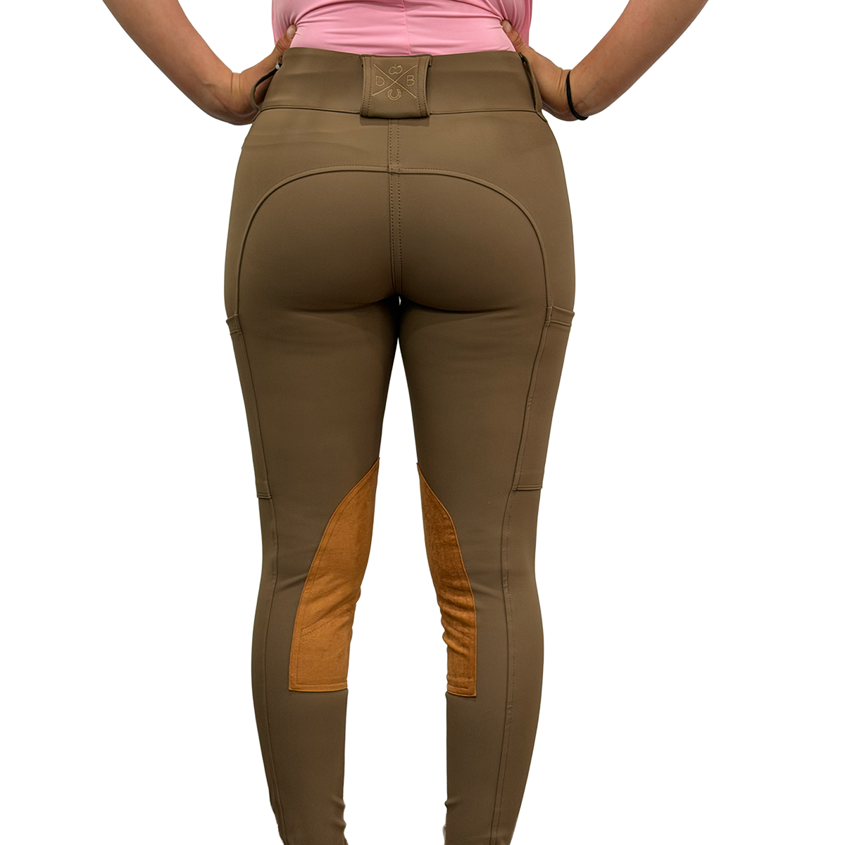 Dapplebay Women's Sport Suede Knee Patch Breeches
