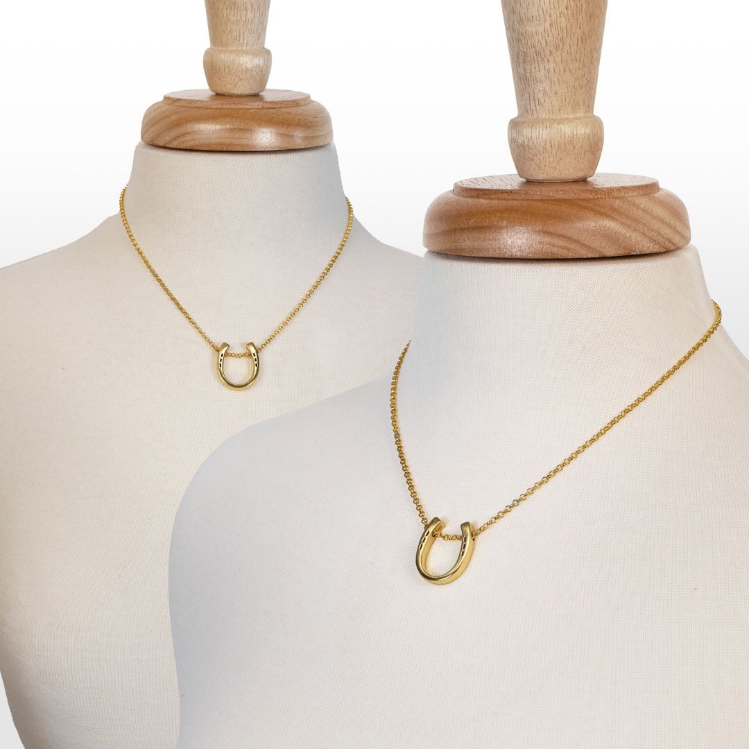 Urban Equestrian  Classique - Equestrian Horseshoe Necklace in Gold