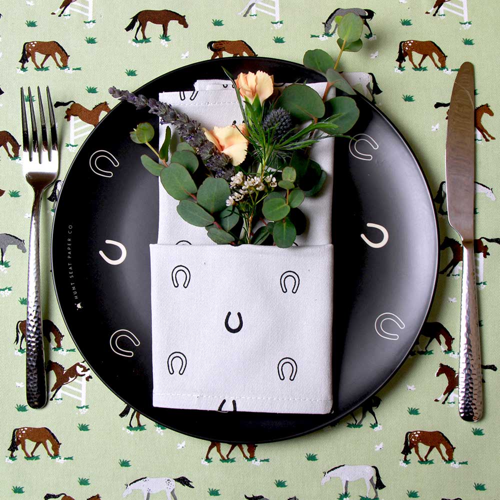 Lucky Cream Napkins - Set of Four