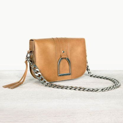 Urban Equestrian  Chunky Curb Nickel Finish Chain Strap