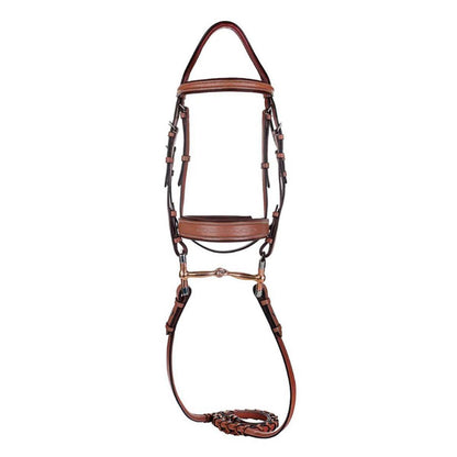 Laureate by Henri de Rivel Fancy Stitched Bridle with Wide Caveson and Laced Reins - Sale