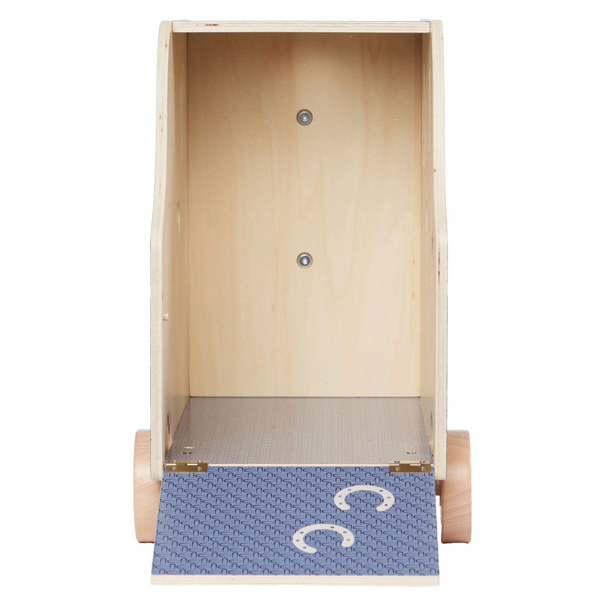 LeMieux Toy Pony Travel Lorry-Wooden-Inside View