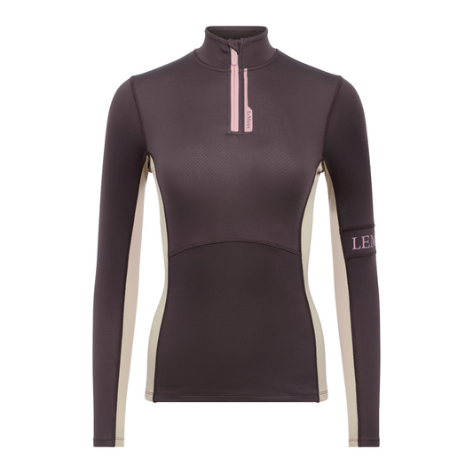 LeMieux Women's Matilda Mid Layer-Cocoa-Front View