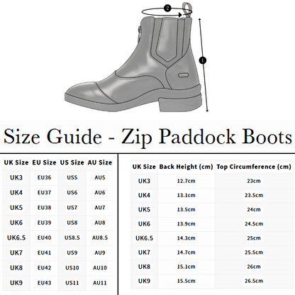 LeMieux Zip Paddock Boot