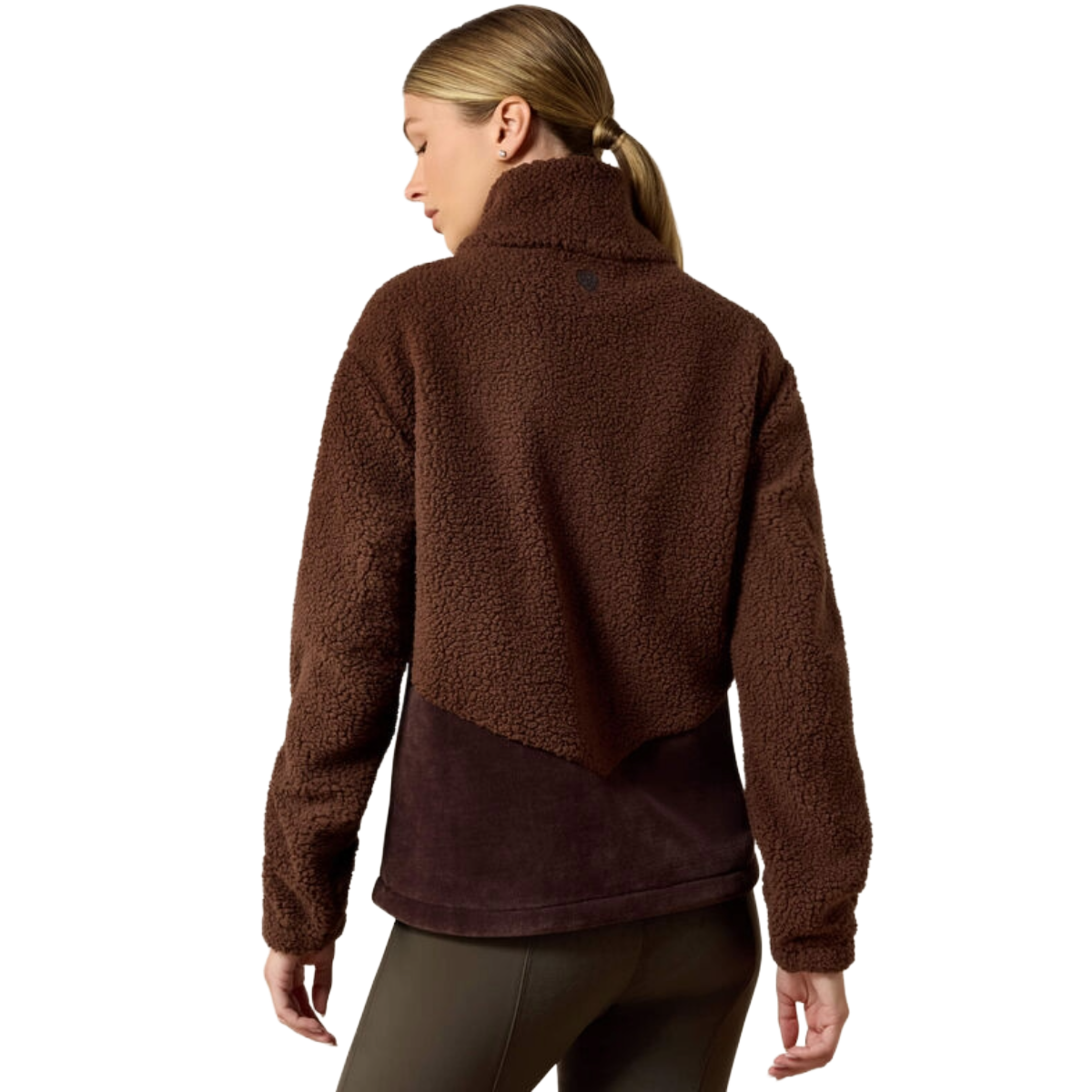 Ariat Women's Laviolette Full Zip Jacket model view in Chocolate Plum