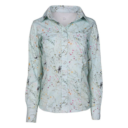Dapplebay  Dragonfly Meadow Button Down Western Shirt