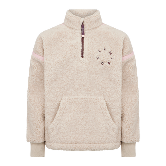 LeMieux Young Rider Jody Teddy Fleece - Stone - Front View