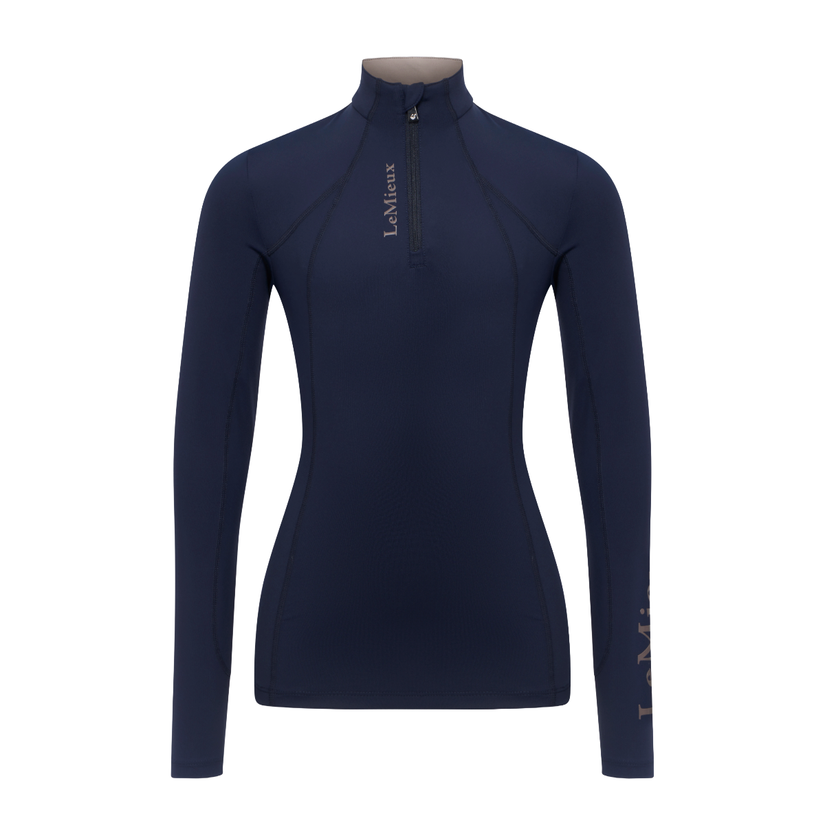 LeMieux Young Rider Classique Base Layer-navy-mannequin-front view