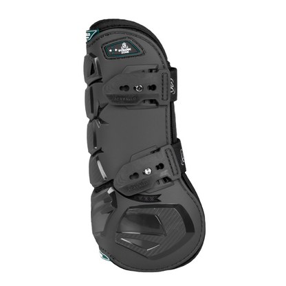 Acavallo Skeleton Dynamic Zone Tendon Boot-Black-Clasp Side View