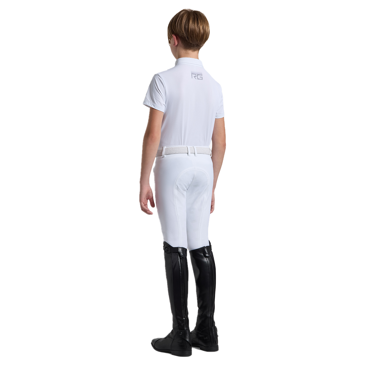 Cavalleria Toscana RG Boy's Micro Perforated Jersey Show Shirt