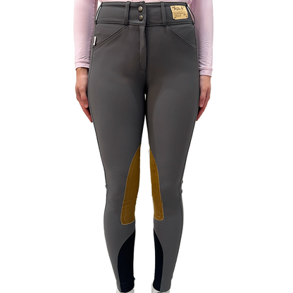Tailored Sportsman Mid Rise Front Zip TechLight Knee Patch Breech