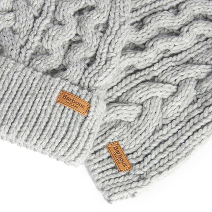 Barbour Penshaw Beanie & Scarf Gift Set
