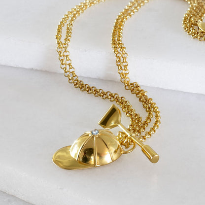 Urban Equestrian Derby Day - Jockey Necklace in Gold