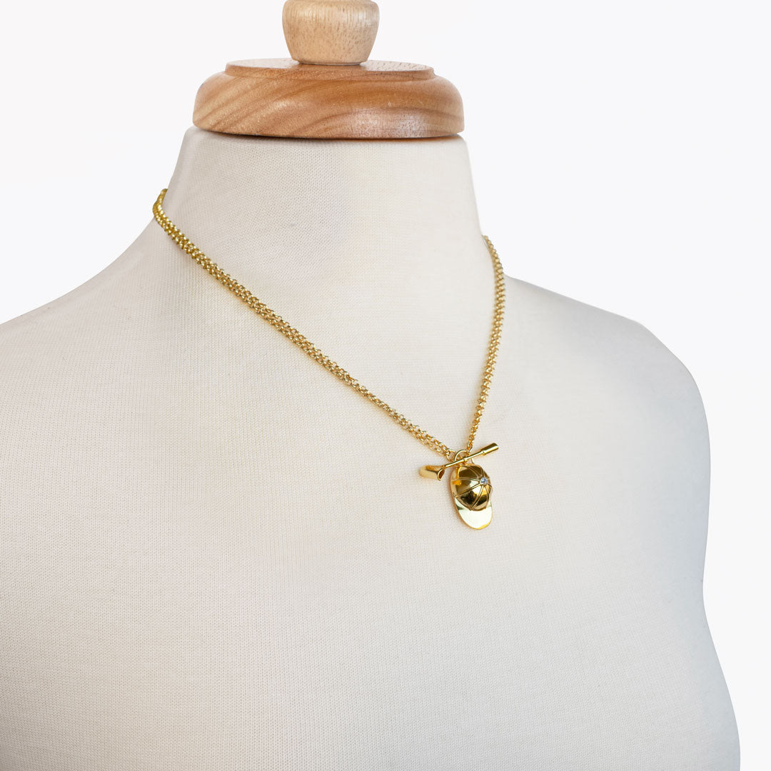 Urban Equestrian Derby Day - Jockey Necklace in Gold