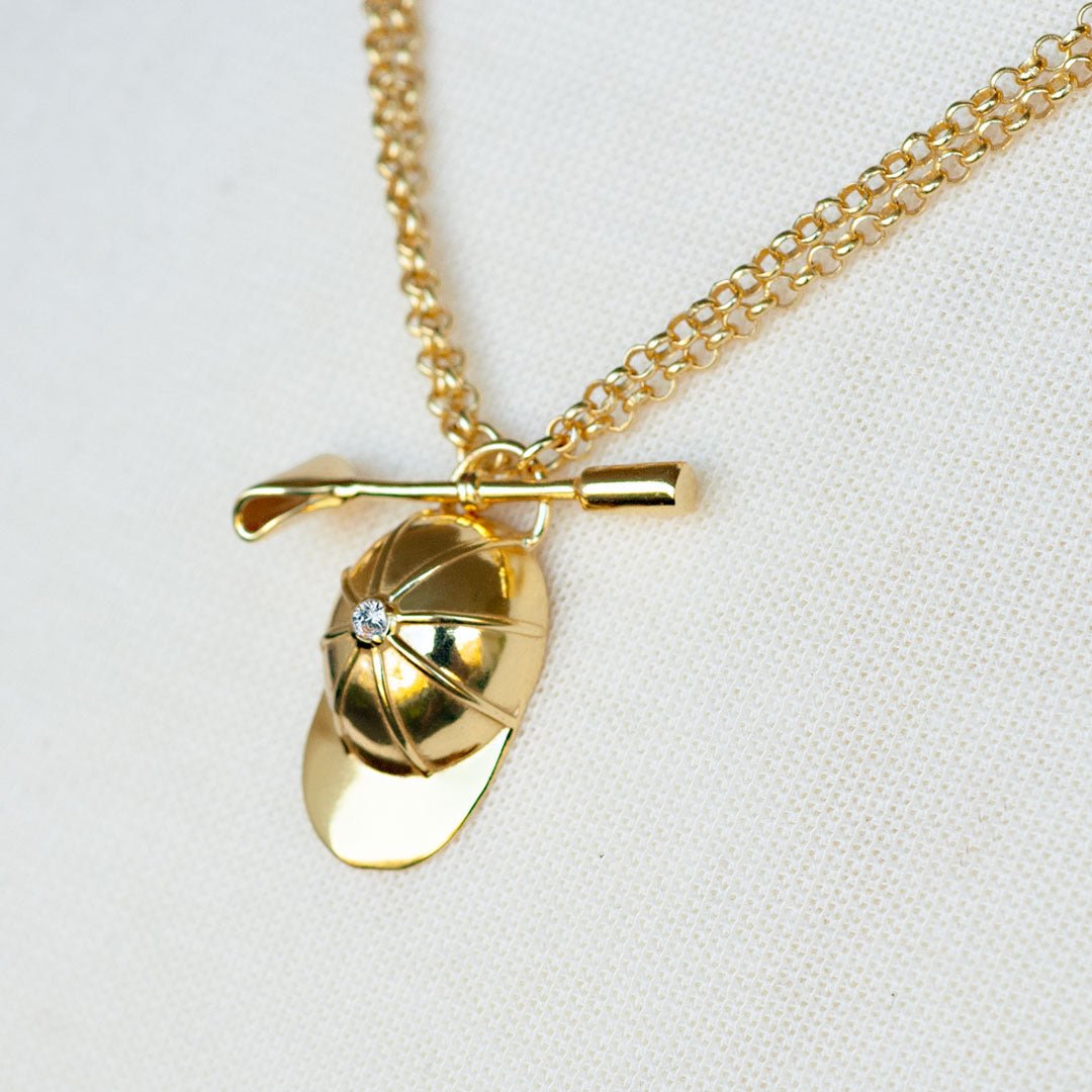 Urban Equestrian Derby Day - Jockey Necklace in Gold
