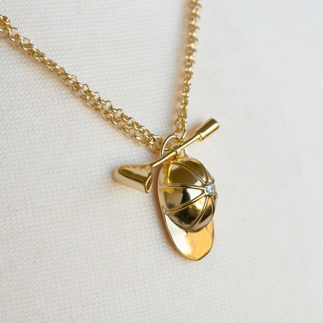 Urban Equestrian Derby Day - Jockey Necklace in Gold