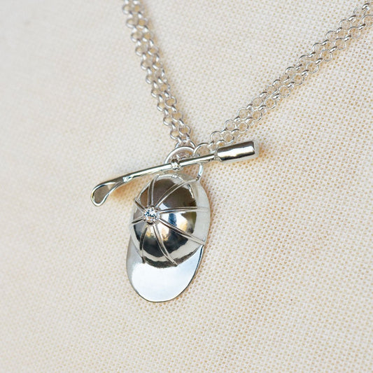 Urban Equestrian  Derby Day - Jockey Necklace in Silver