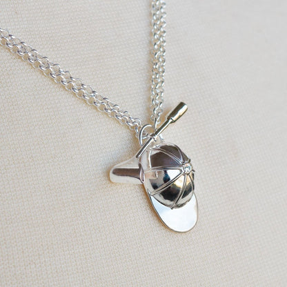 Urban Equestrian  Derby Day - Jockey Necklace in Silver