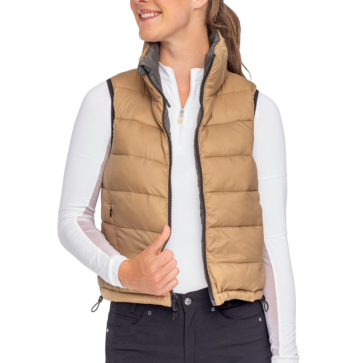 Kastel Reversible Quilted Puffer Vest