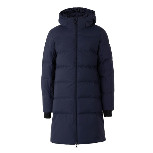 Equinavia Kid's Horze Paloma Insulated Long Coat - Seaborne Navy - Front View