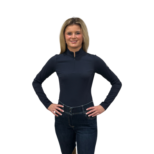 TKEQ Women's Logan Perforated Long Sleeve Competition Top
