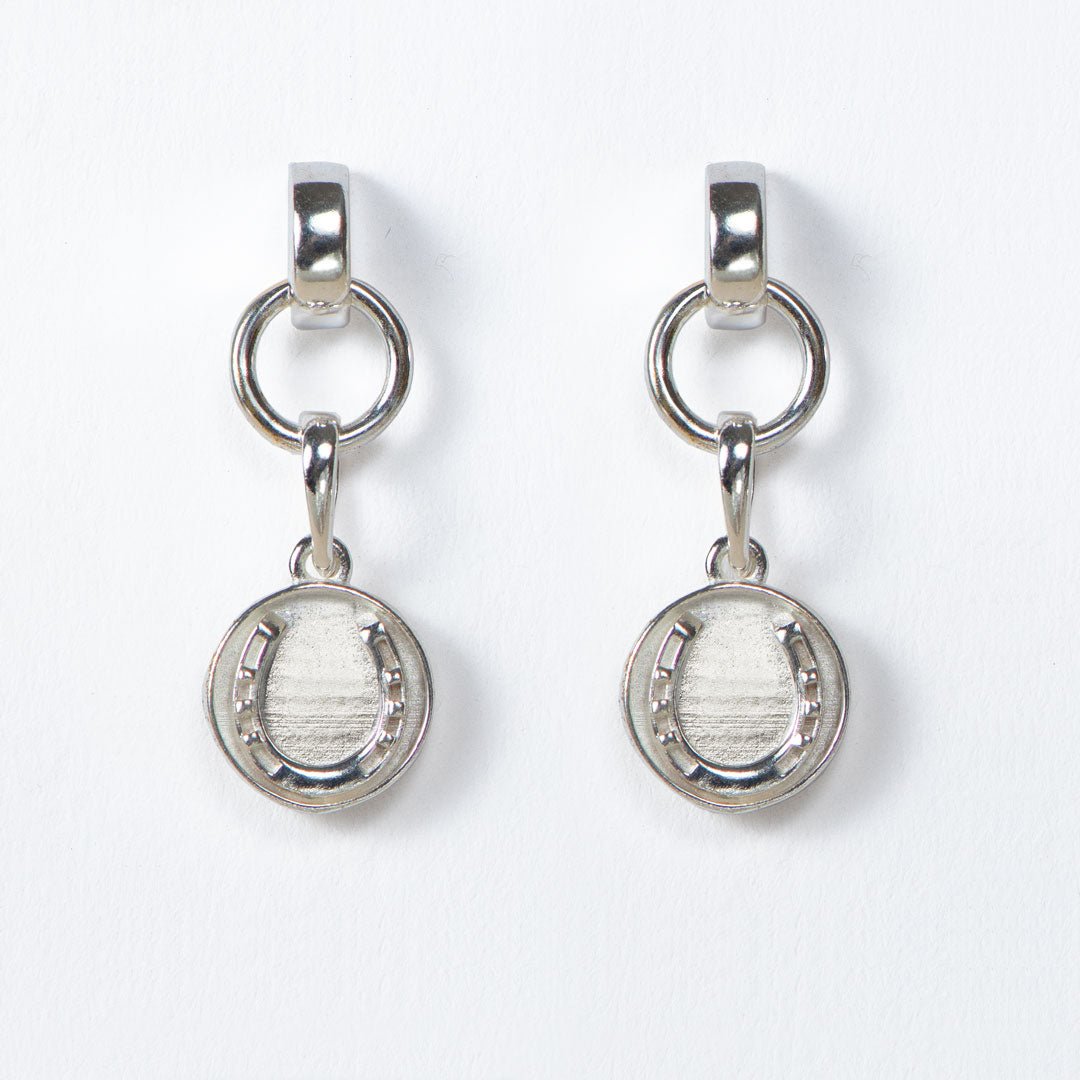 Dorado - Horseshoe Coin Earring in Silver