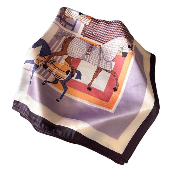 AWST Int'l Horses in Blankets Scarf