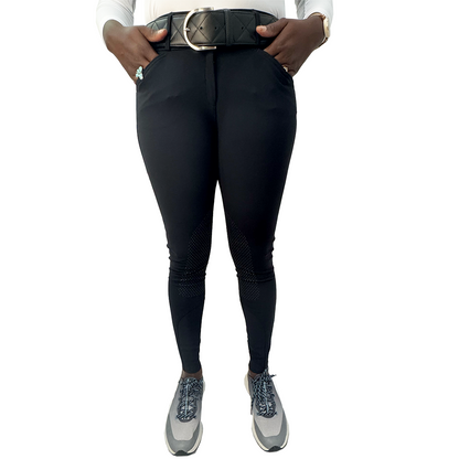 Tailored Sportsman Mid Rise Front Zip TechLight Knee Patch Breech