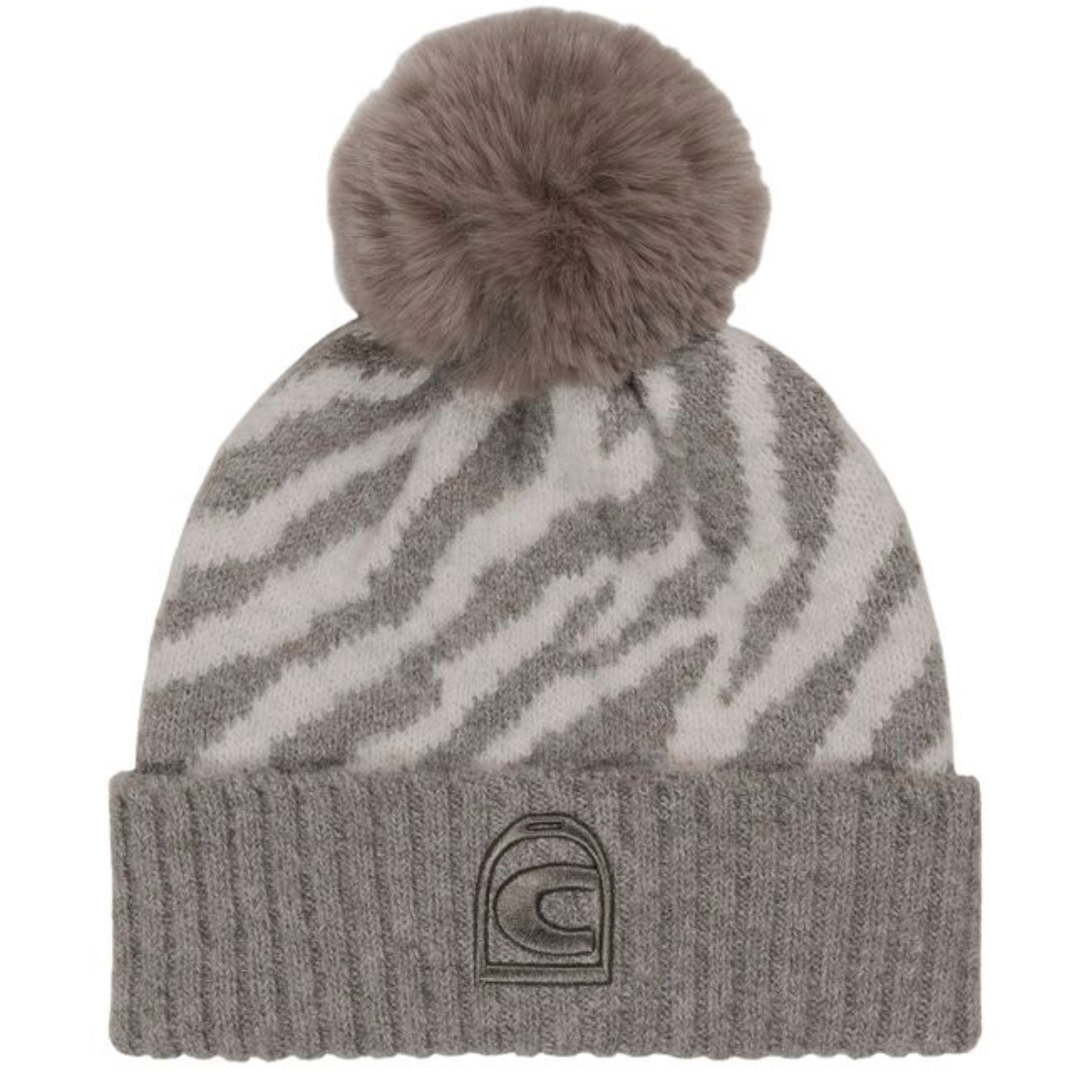 Cavallo Women's Cavaldelmy Knitted Hat-Sand Latte-Front View