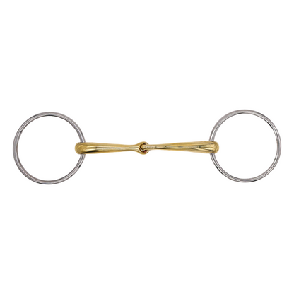 AJR Single Jointed Golden Ease Loose Ring Bit