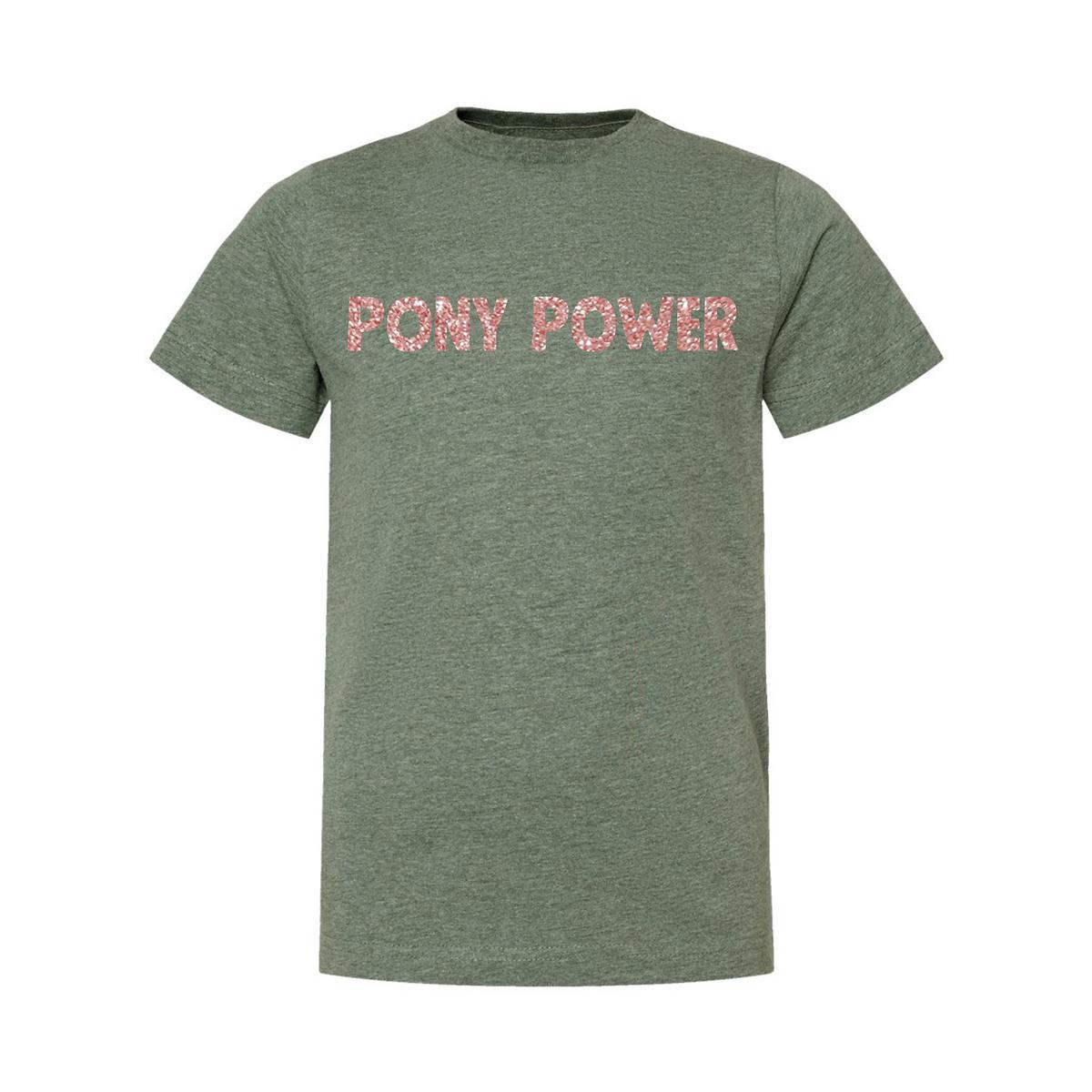 Equine & Design Youth "Pony Power" Short Sleeve T-Shirt